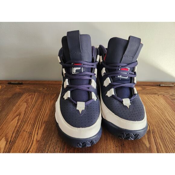 RARE Fila 95 Grant Hill 1 OG Navy Blue White Red 1VB90071-464 Size 8 EUC - Picture 6 of 12